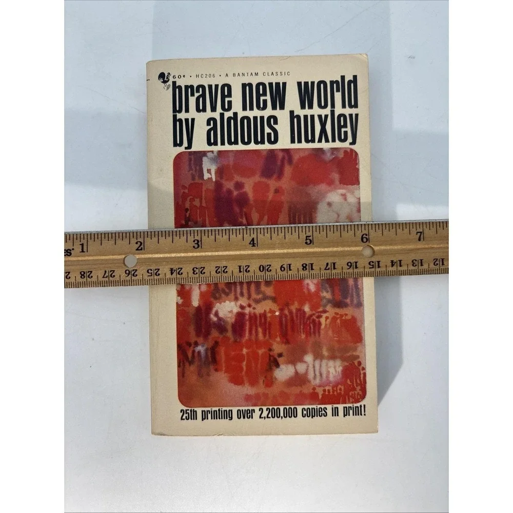 Vintage‎ 1946 Brave New World by Aldous Huxley 25th printing Bantam paperback